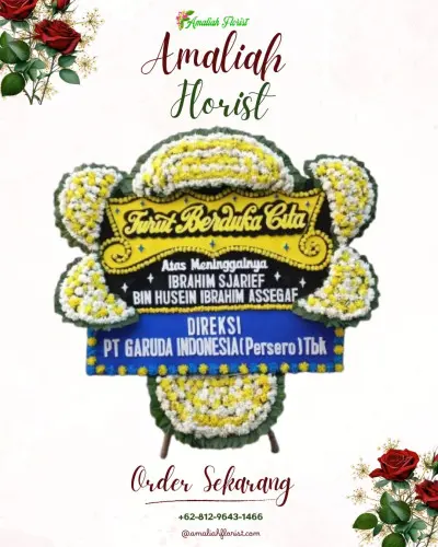 Papan Bunga Duka di Jabung
