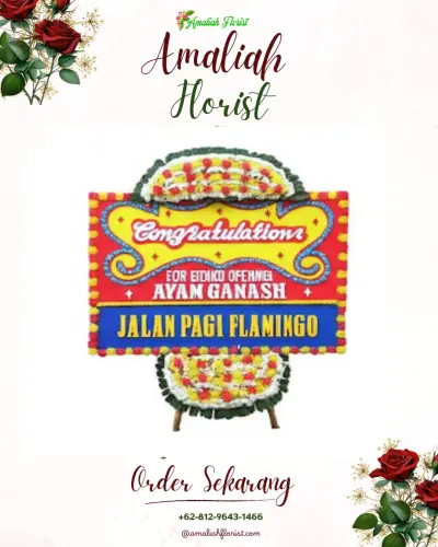 Bunga Papan Congratulation di Jabung